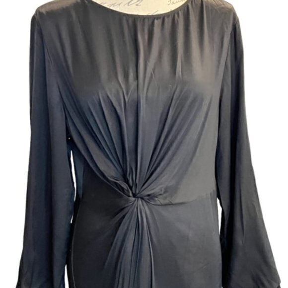 SALE!! 2 FOR $15 H&M‎ Conscious Collection Black Dress Women Size 4 Classic NWT - Picture 1 of 13